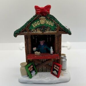 Lemax 2012 Egg Nog Stand Table Accent Christmas Village Collection 23953 “Chip”